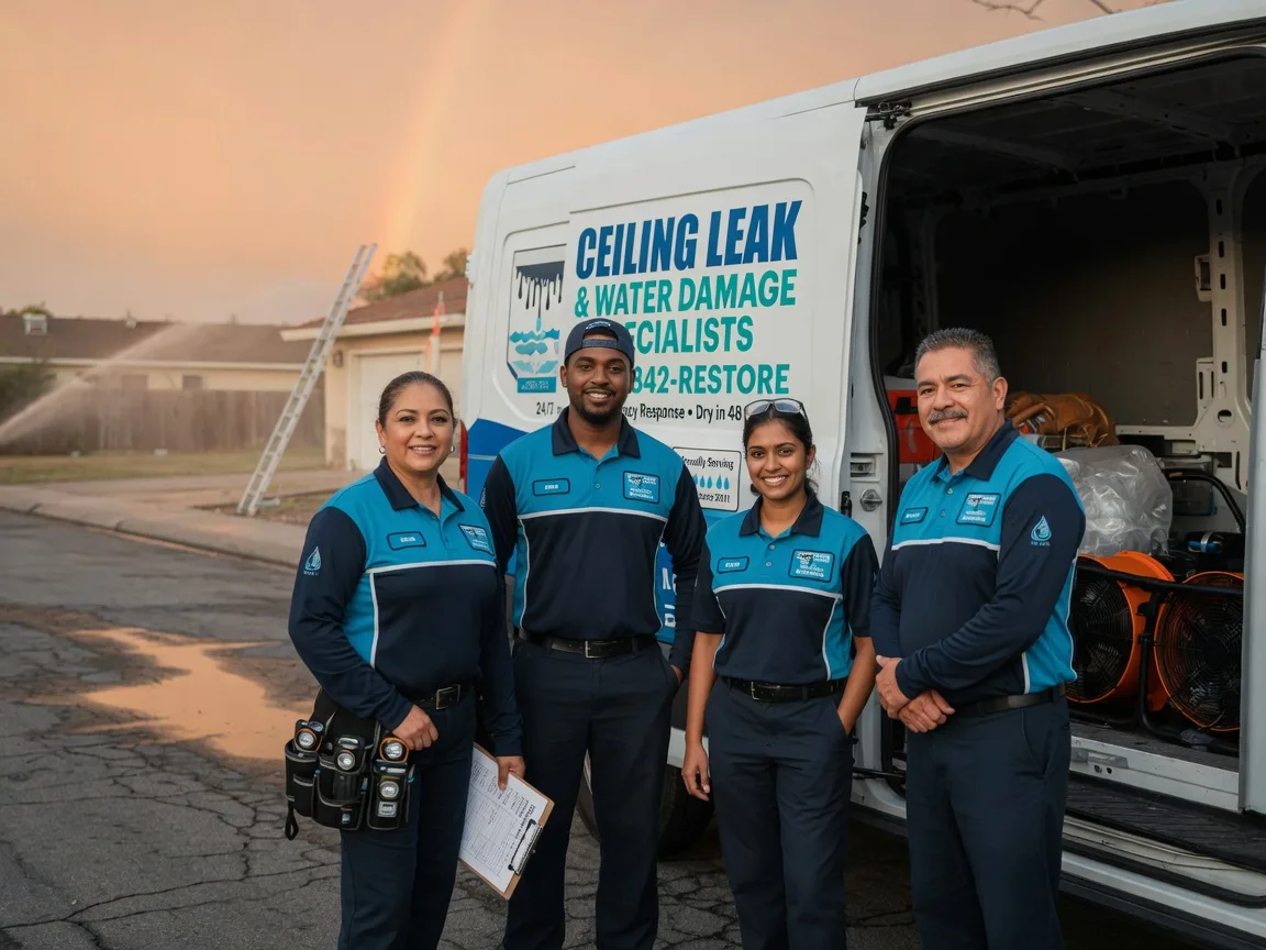 Ceiling Leak Cleanup company in West Newton, MA
