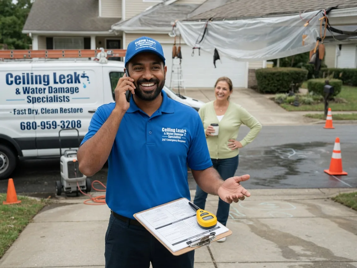 Ceiling Leak Cleanup West Newton, MA FAQs